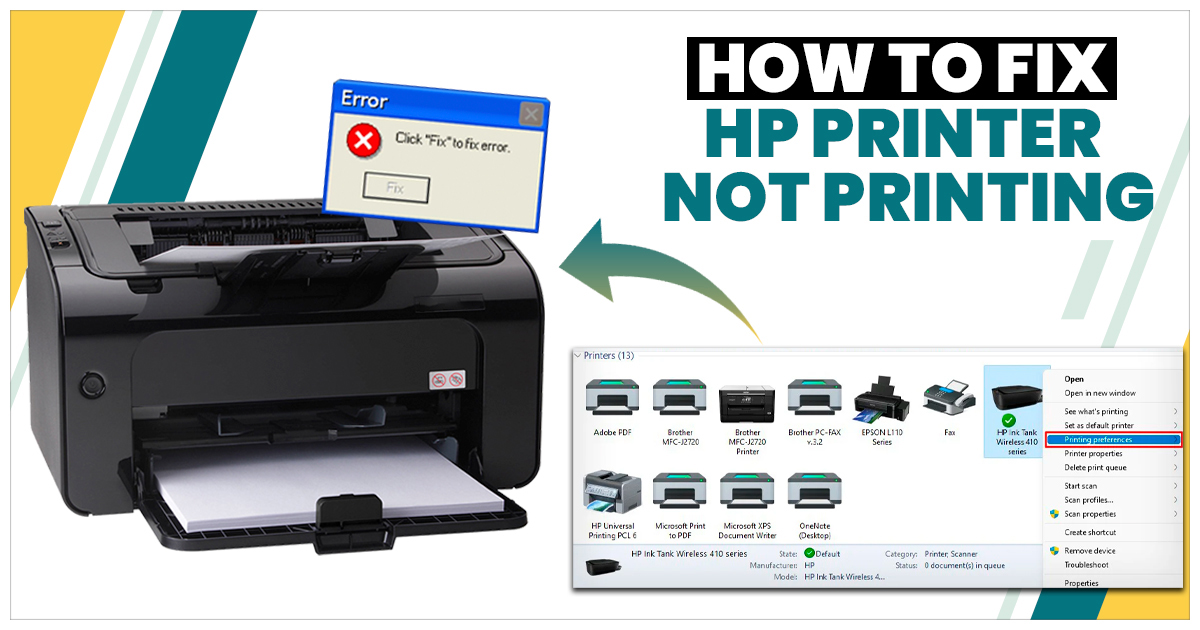 You are currently viewing HP Printer Not Printing | Troubleshoot and Fix It Now