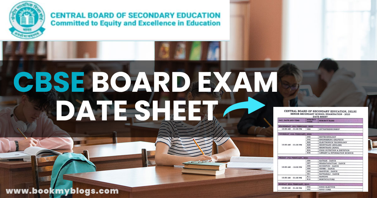 UP Board Exam Date Sheet