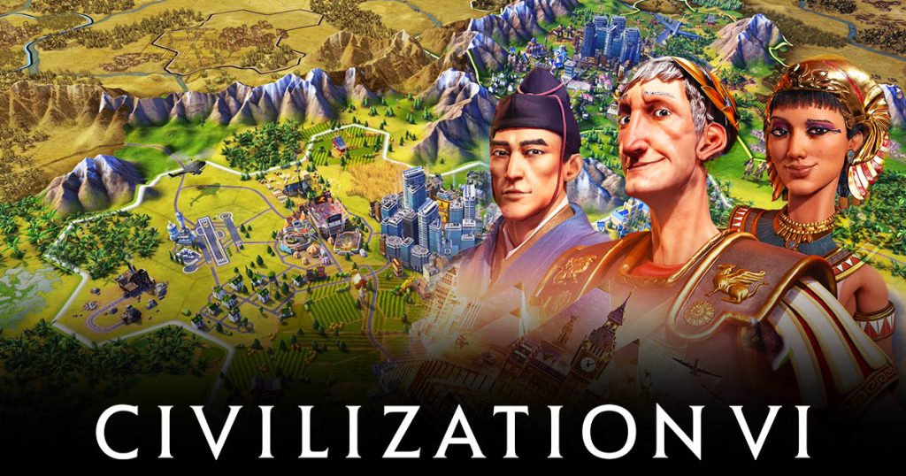 town in the background, 3 civilization vi players upfront 