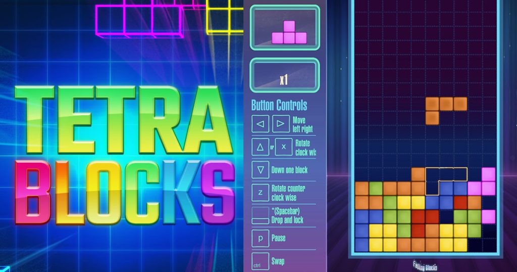 Free Poki games Tetra Blocks